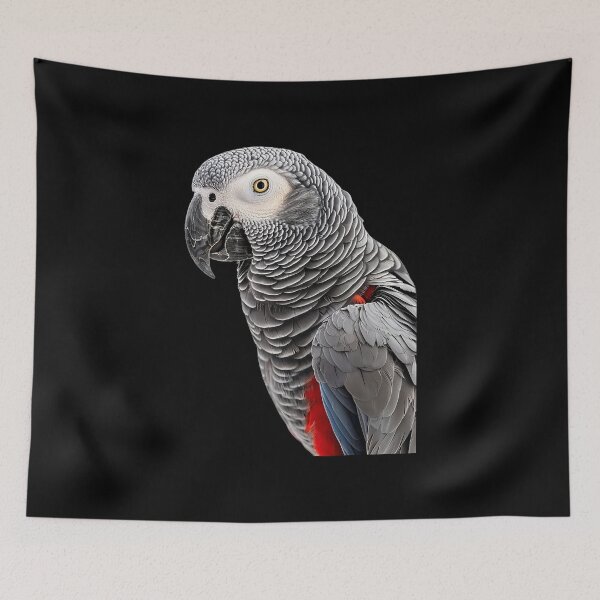 Item preview, African Grey Parrot Psittacus Bird (30) designed and sold by LevernePrickles.