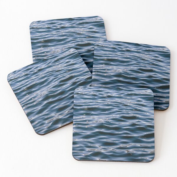 Item preview, Blue Ocean Water Surface With Gentle Ripples and Sunlight Reflections, Abstract Sea Texture designed and sold by Nmallia.