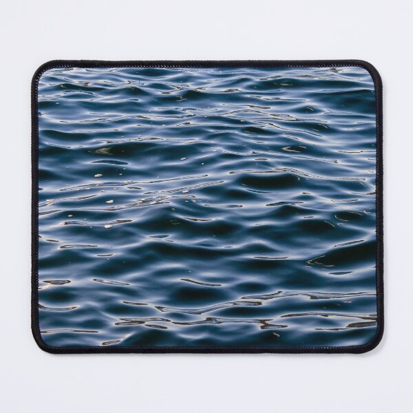 Item preview, Blue Ocean Water Surface With Gentle Ripples and Sunlight Reflections, Abstract Sea Texture designed and sold by Nmallia.