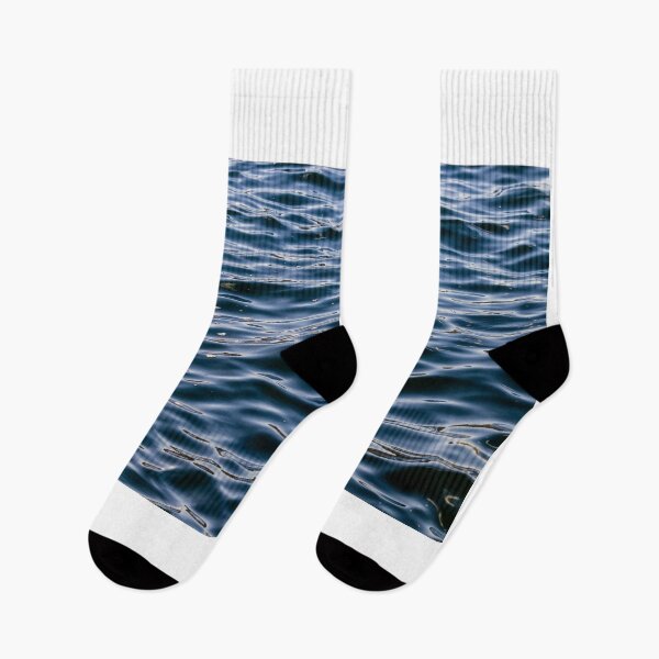Item preview, Blue Ocean Water Surface With Gentle Ripples and Sunlight Reflections, Abstract Sea Texture designed and sold by Nmallia.