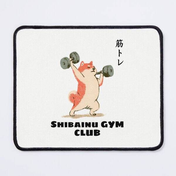 Item preview, Shiba Inu Gym Club – Funny Weightlifting Dog designed and sold by YohakuPause.