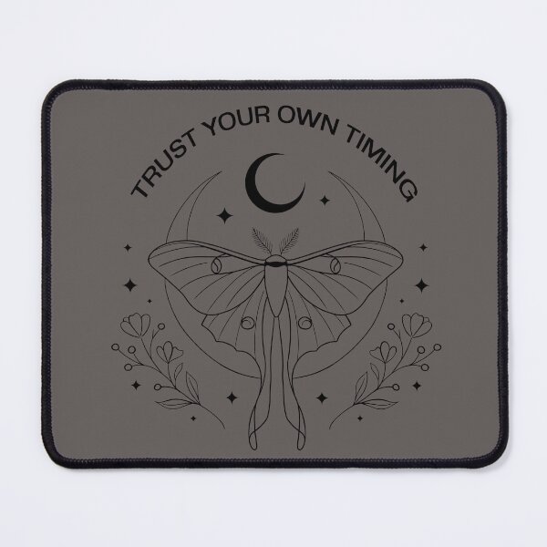 Item preview, Trust Your Own Timing Luna Moth Moon designed and sold by MatPixStudio.