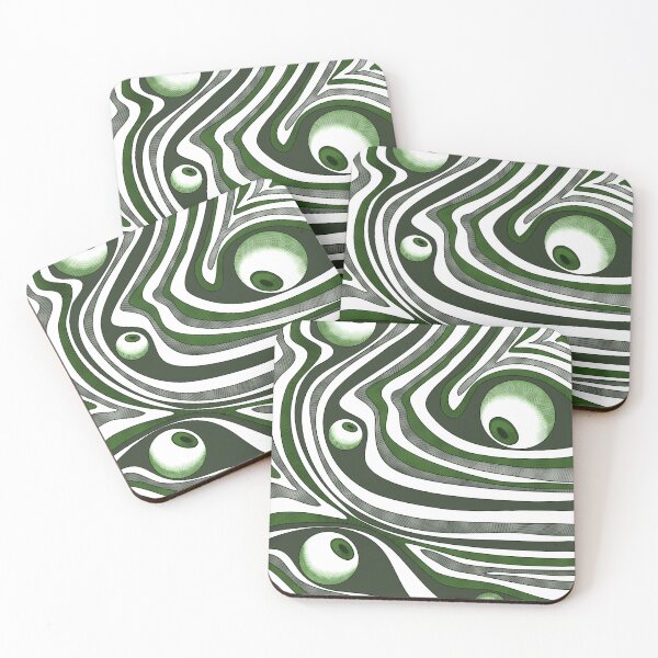 Item preview, Eyes and waves -Green- designed and sold by Houst-cn.