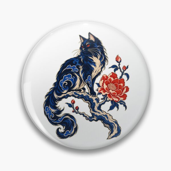 Item preview, H. P. Lovecraft Readers: Blue Cat and Red Bloom designed and sold by Fenay Designs.