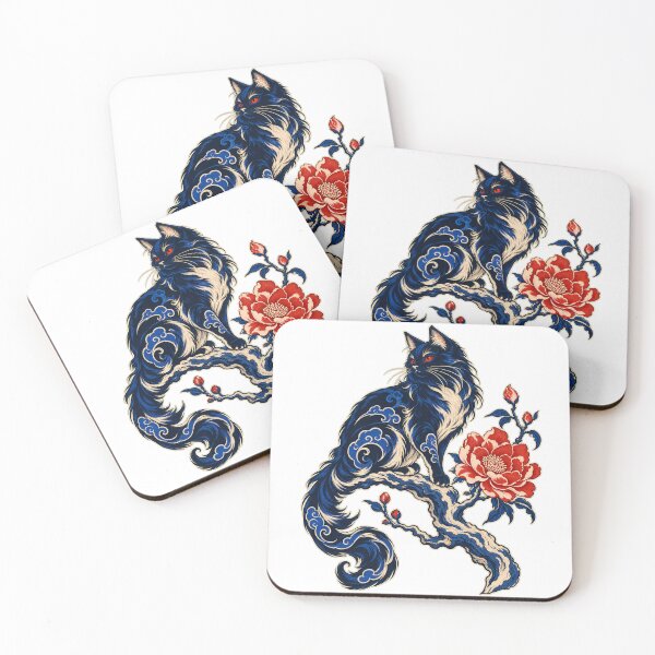 Item preview, H. P. Lovecraft Readers: Blue Cat and Red Bloom designed and sold by Fenay Designs.