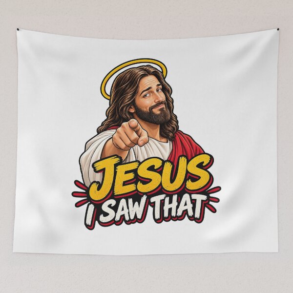 Item preview, jesus i saw that designed and sold by evapetit6.