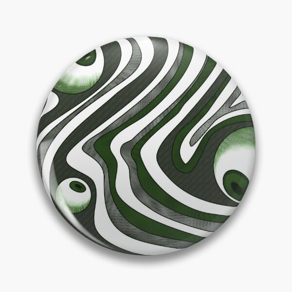 Item preview, Eyes and waves -Dark green- designed and sold by Houst-cn.