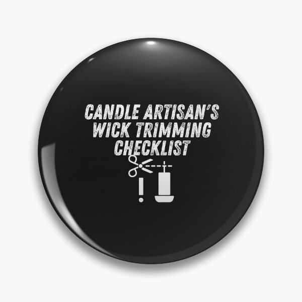 Item preview, Candle Artisan's Wick Trimming Checklist designed and sold by Bubpat.
