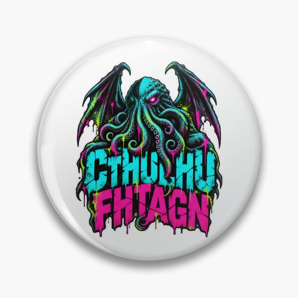 Item preview, H. P. Lovecraft: Neon Cthulhu Fhtagn designed and sold by Fenay Designs.