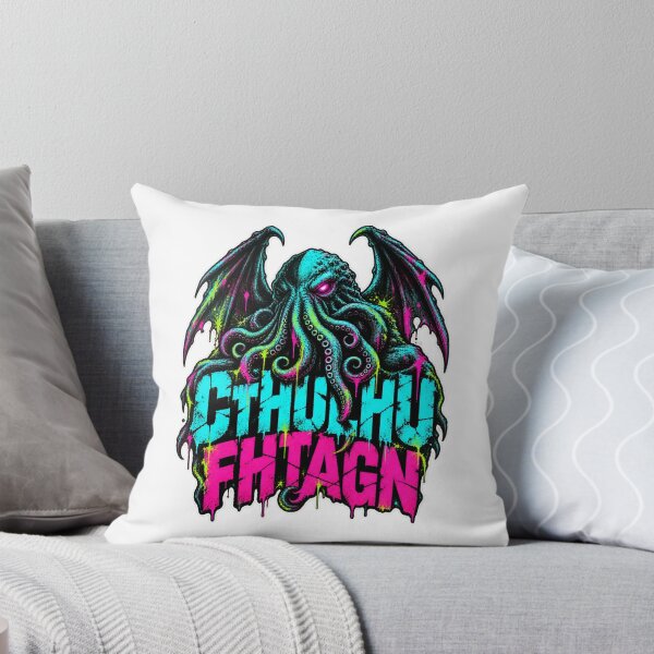 Item preview, H. P. Lovecraft: Neon Cthulhu Fhtagn designed and sold by Fenay Designs.