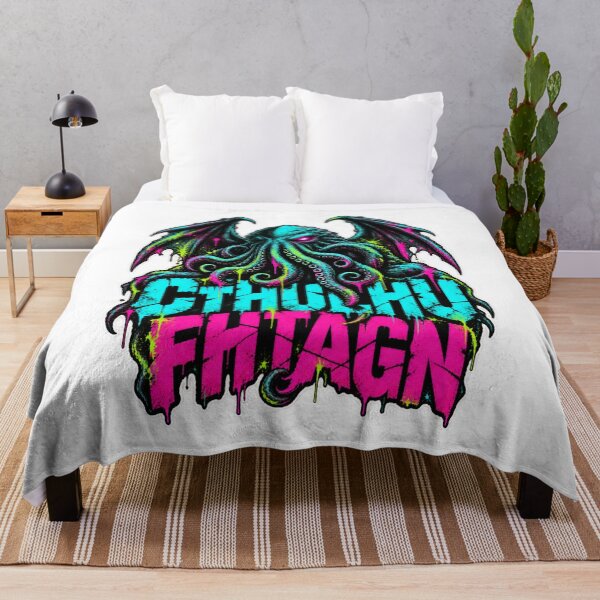 Item preview, H. P. Lovecraft: Neon Cthulhu Fhtagn designed and sold by Fenay Designs.