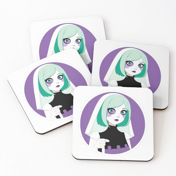 Item preview, Mint Hair Girl White Veil designed and sold by For-Cat Studio.