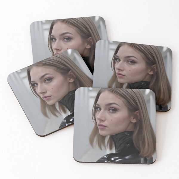 Item preview, Black Latex Fashion Portrait – One Look Back designed and sold by Magic-Reality.