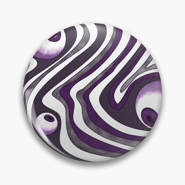 Item preview, Eyes and waves -Purple/Violet- designed and sold by Houst-cn.