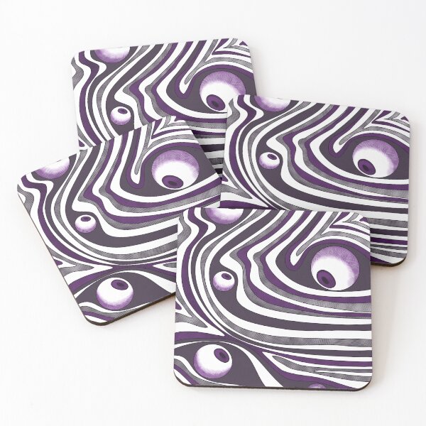 Item preview, Eyes and waves -Purple/Violet- designed and sold by Houst-cn.