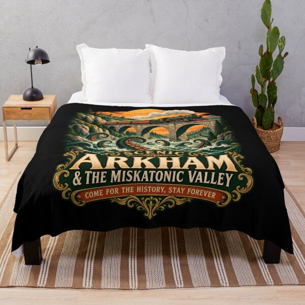Item preview, H. P. Lovecraft: Scenic Arkham Steam Journey designed and sold by Fenay Designs.