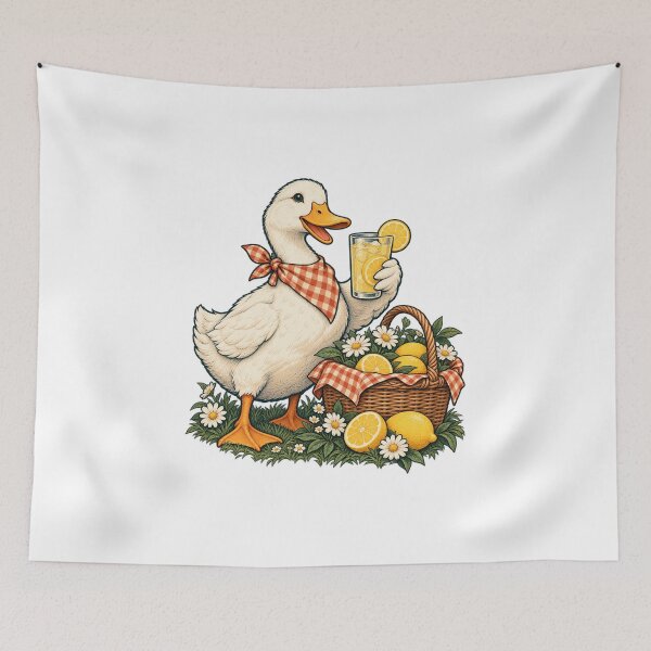 Item preview, Duck Lemonade Picnic designed and sold by cybersilverhand.