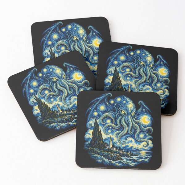 Item preview, H. P. Lovecraft: Cthulhu's Starry Coast designed and sold by Fenay Designs.