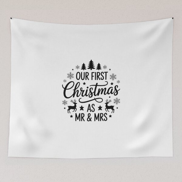 Item preview, OUR FIRST Christmas AS MR & MRS designed and sold by jkrphoto.
