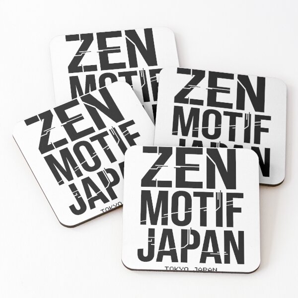 Item preview, Minimal Cyber Typography (English Version): "Zen Motif Japan" Black Logo designed and sold by Zen Motif Japan.