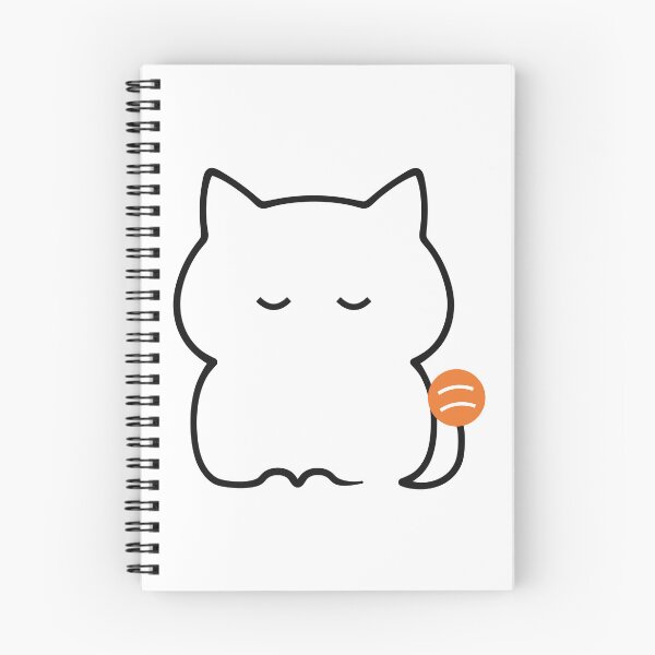 Item preview, Plump Cat One Line Art with Orange Yarn Ball designed and sold by MirrorsFineArt.