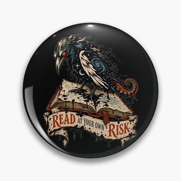 Item preview, H. P. Lovecraft: Read at Your Own Risk Raven designed and sold by Fenay Designs.
