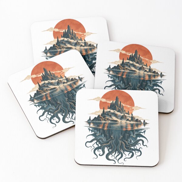 Item preview, H. P. Lovecraft: Crimson Sunken City Reflection designed and sold by Fenay Designs.