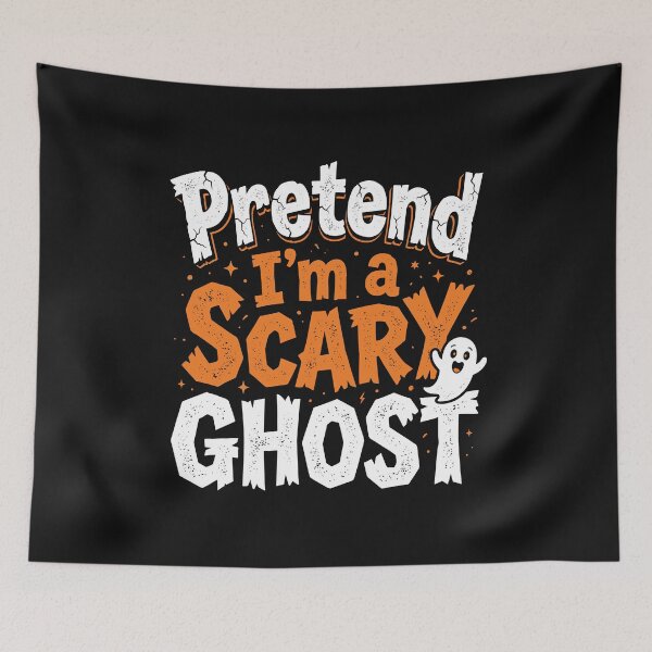 Item preview, Pretend I'm Scary Ghost   designed and sold by Designart68.