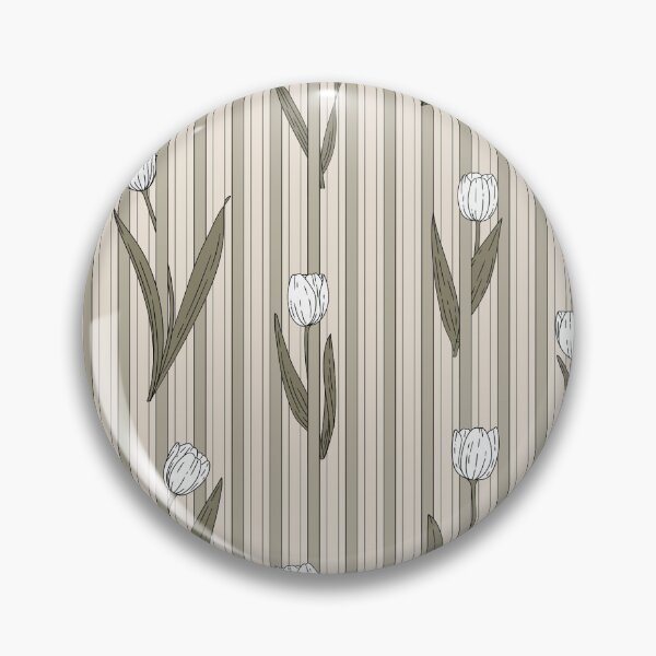 Item preview, Floral Tulips Stripe Pattern designed and sold by Aycany Design.