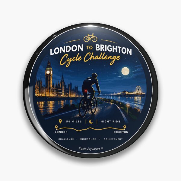 Item preview, London to Brighton night Cycling Challenge designed and sold by cycleexplorers.
