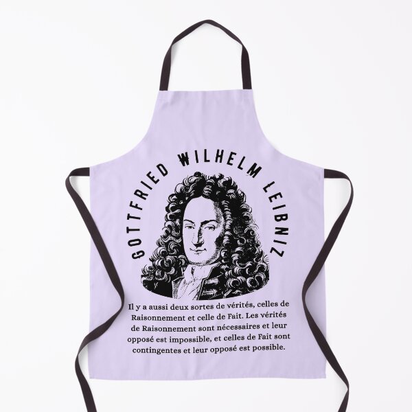Item preview, Gottfried Wilhelm Leibniz quote: Il y a aussi deux sortes de vérités, celles de Raisonnement et celle de Fait. designed and sold by artbleed.
