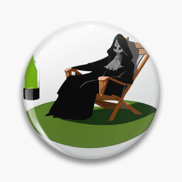 Item preview, Reaper in Wooden Deck Chair designed and sold by For-Cat Studio.