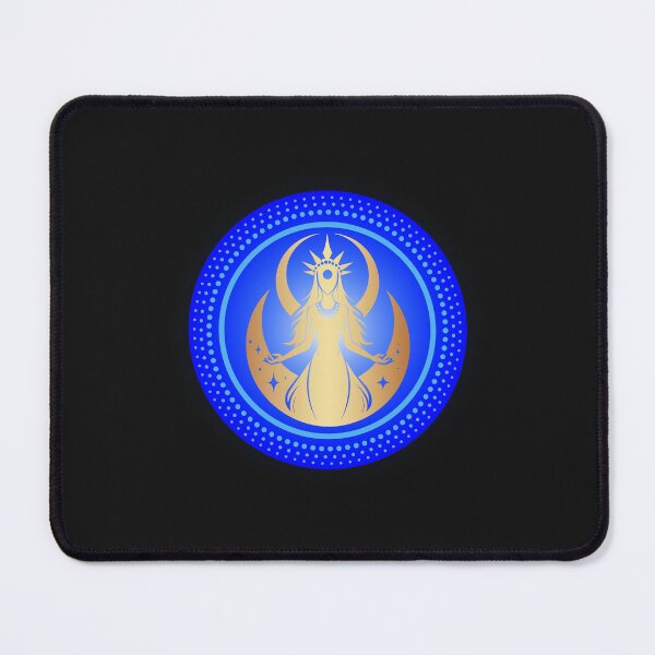 Item preview, Blue and Gold Moon Goddess Design designed and sold by Witch Joseph.