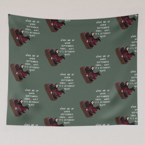 Item preview, Wake Me Up When September Ends Vampire designed and sold by harryordinary.
