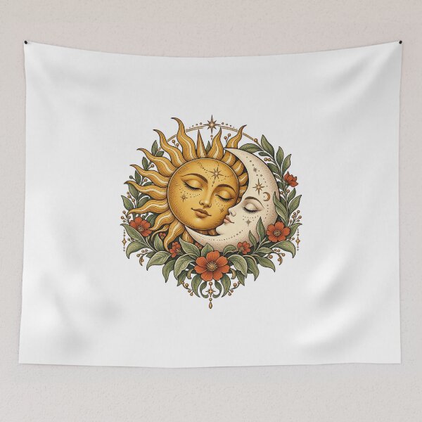 Item preview, Sun and Moon Botanical Balance designed and sold by cybersilverhand.