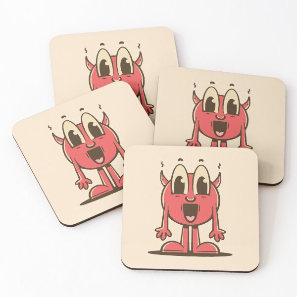 Item preview, Cute Vintage Retro Devil Mascot - Funny Vintage Cartoon designed and sold by adipra.