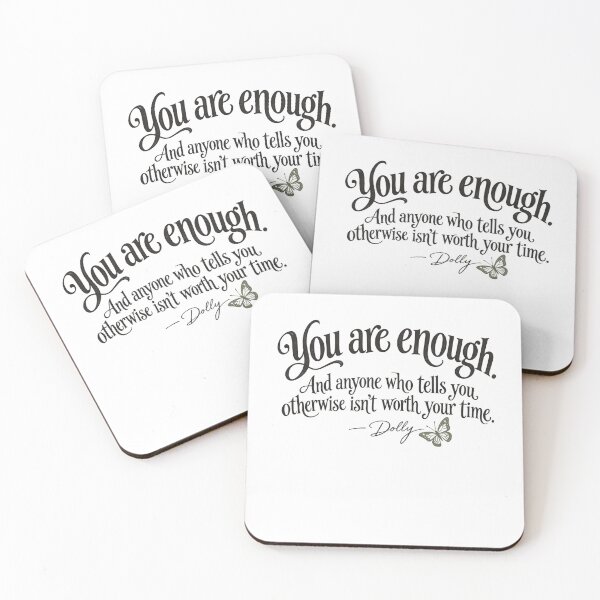 Item preview, You Are Enough designed and sold by sollunadesignns.