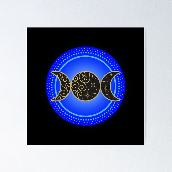 Item preview, Blue Triple Goddess Design designed and sold by Witch Joseph.
