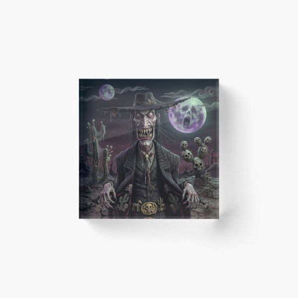 Item preview, Dark Stranger Western Bounty Hunter cowboy fantasy art designed and sold by Vintage Designs +.