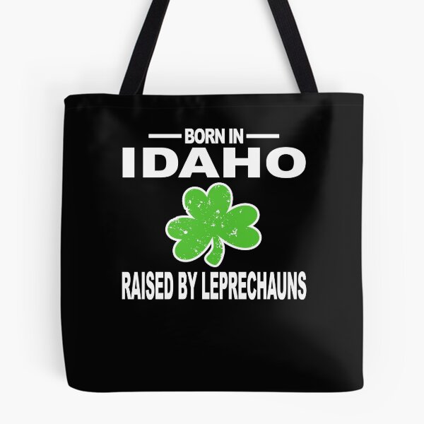 Item preview, Idaho Shirt Raised By Leprechaun 3 Leaf Clover Hoodie designed and sold by shoppzee.