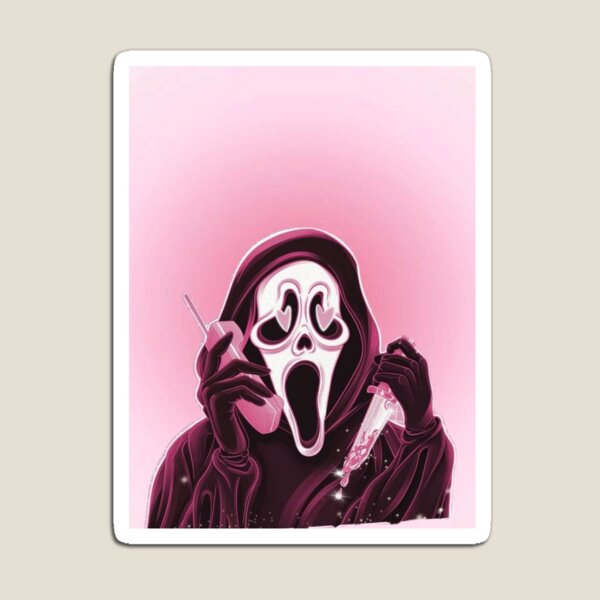 Item preview, Pink Heart-Eyes Ghostface designed and sold by Sami Youmour.