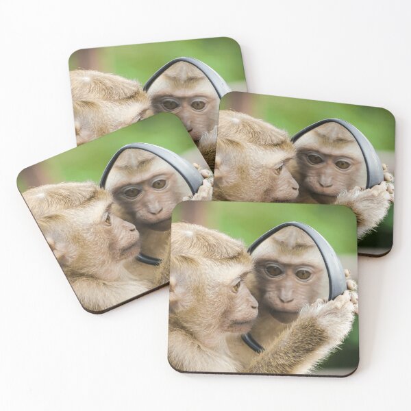 Item preview, Curious Monkey Mirror Reflection designed and sold by Daniel-Hacklaw.