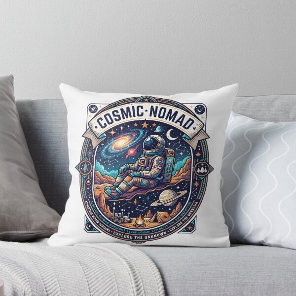 Item preview, Cosmic Nomad Astronaut: Retro Space Fantasy Art designed and sold by TeeBeeDesigns.