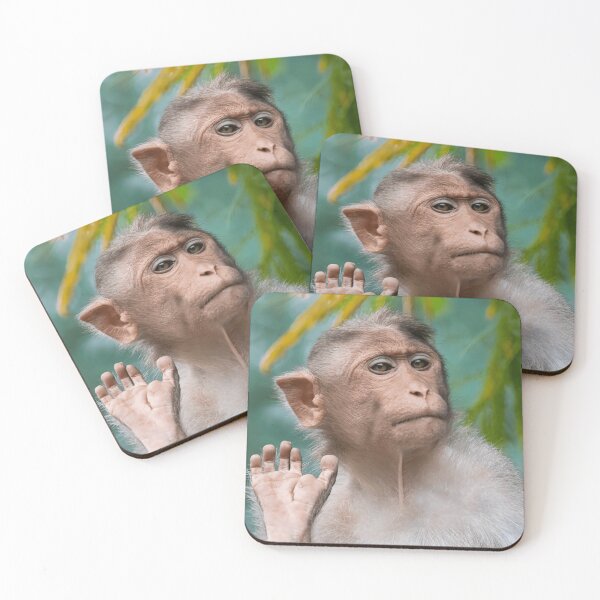 Item preview, Cute Monkey Waving Hand designed and sold by Daniel-Hacklaw.