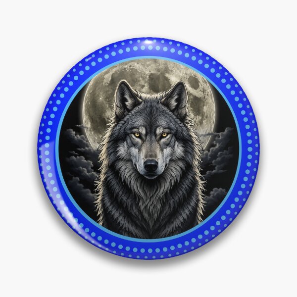 Item preview, Blue Moon Wolf Design designed and sold by Witch Joseph.