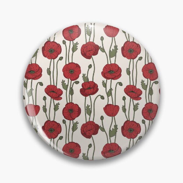 Item preview, Floral Poppy Field Pattern designed and sold by Aycany Design.