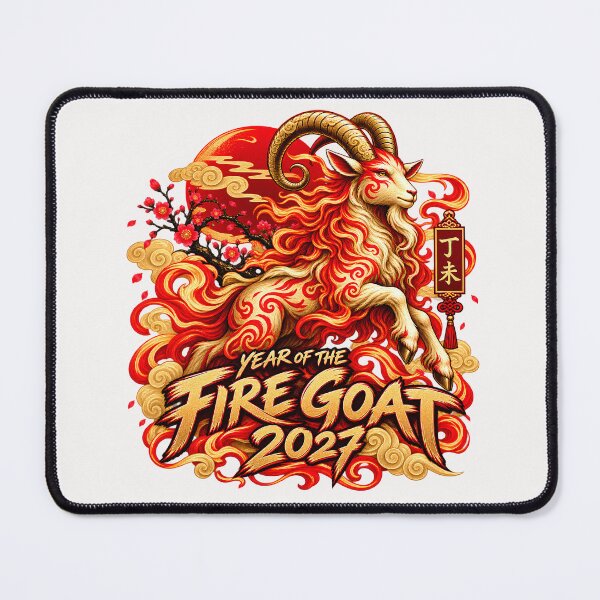 Item preview, Chinese New Year of the Fire Goat 2027 - Chinese Zodiac Lunar New Year designed and sold by Genius Geek.