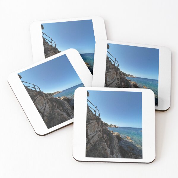 Item preview, Turquoise Mediterranean Sea and Rocky Coast designed and sold by SMARRIMENTO BLU.
