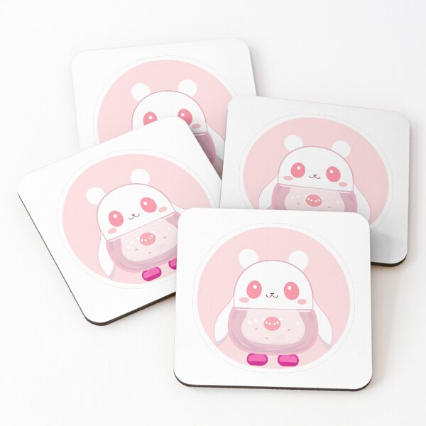 Item preview, Pink Rabbit with Piglet Pattern designed and sold by For-Cat Studio.