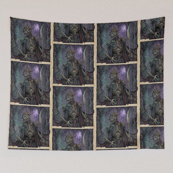Item preview, Creature Warrior of the deep catacombs fantasy dark art designed and sold by Vintage Designs +.